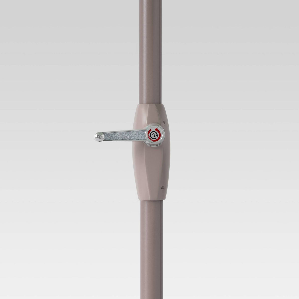 Red/Tan Round Patio Umbrella S994