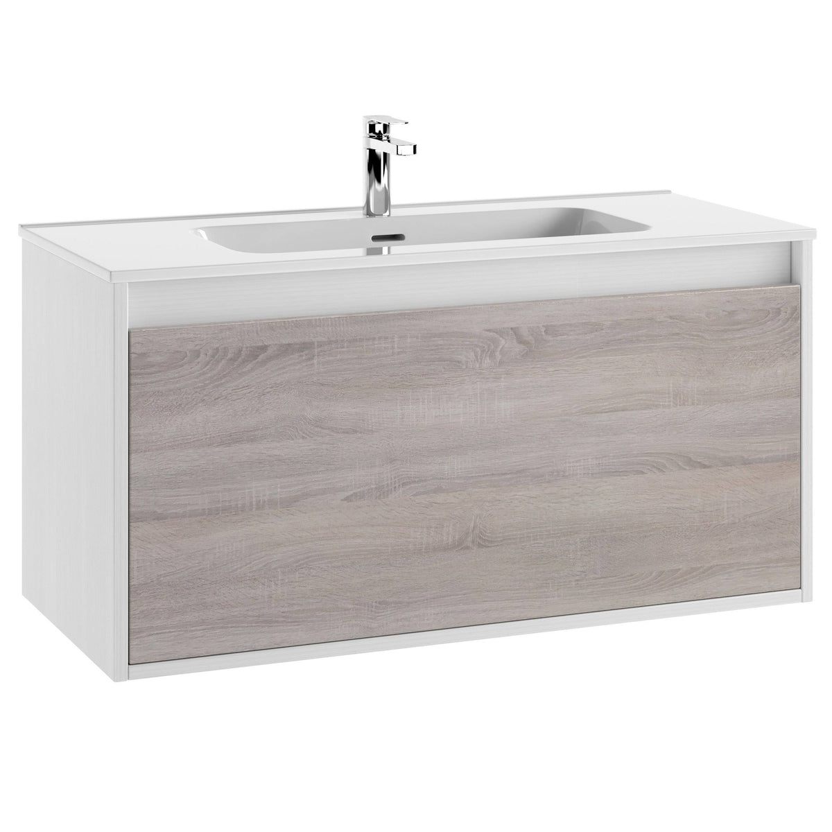 32x22 Bathroom Vanity Cabinet with Ceramic Sink P25556