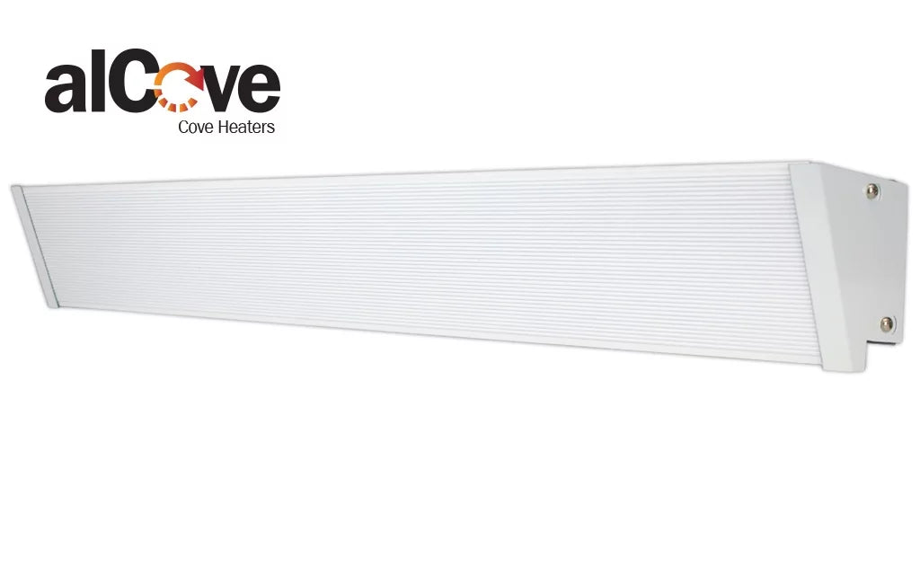 White 560W 120V Electric Cove Heater T96554