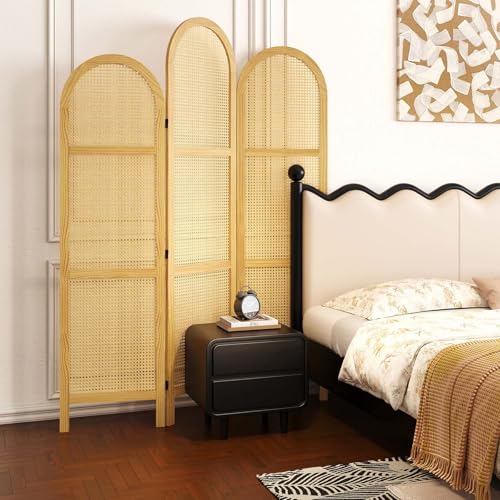 Pine Wood 5.6 Ft 3 Panels Room Divider B244