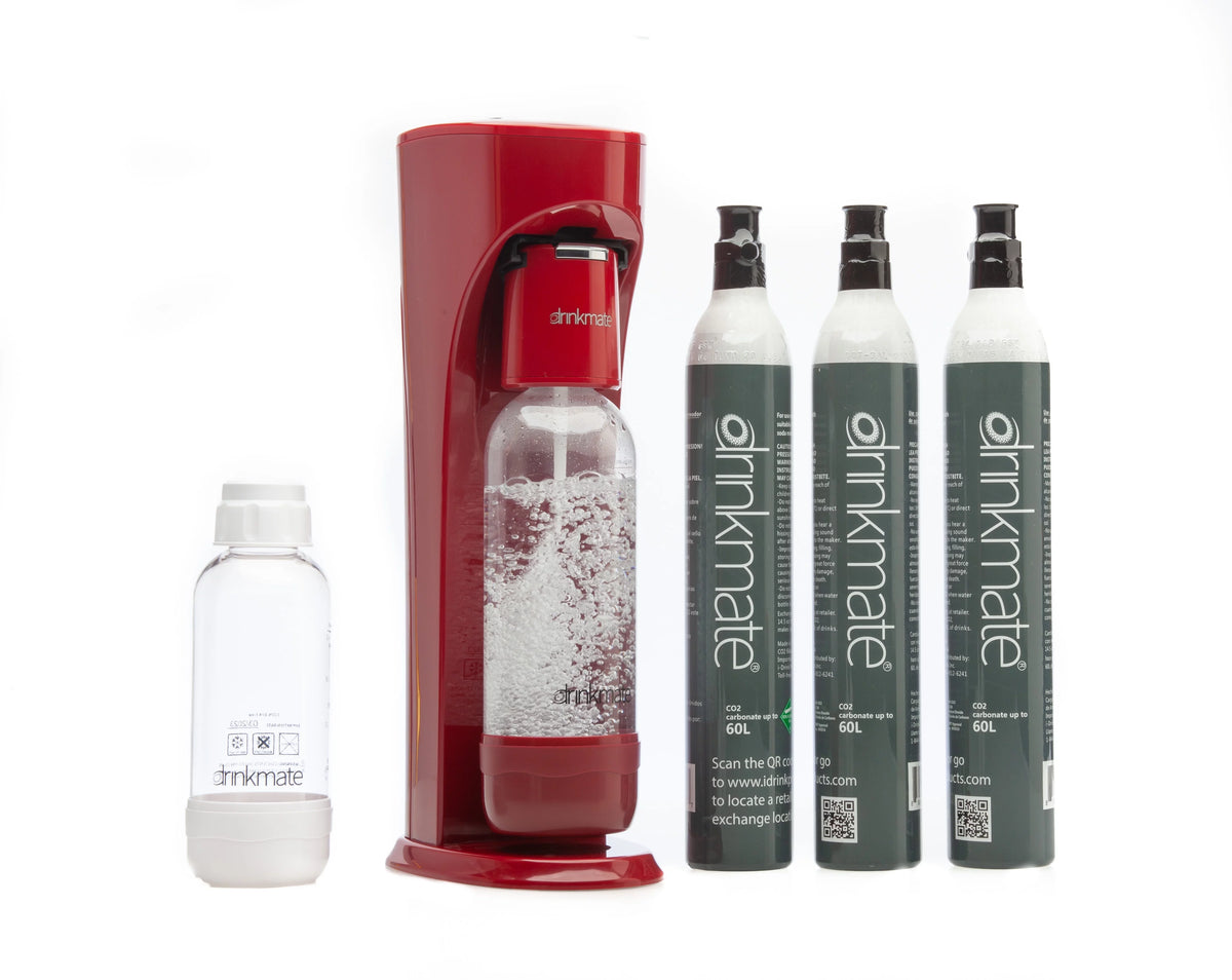 Royal Red Sparkling Water and Soda Maker V3827