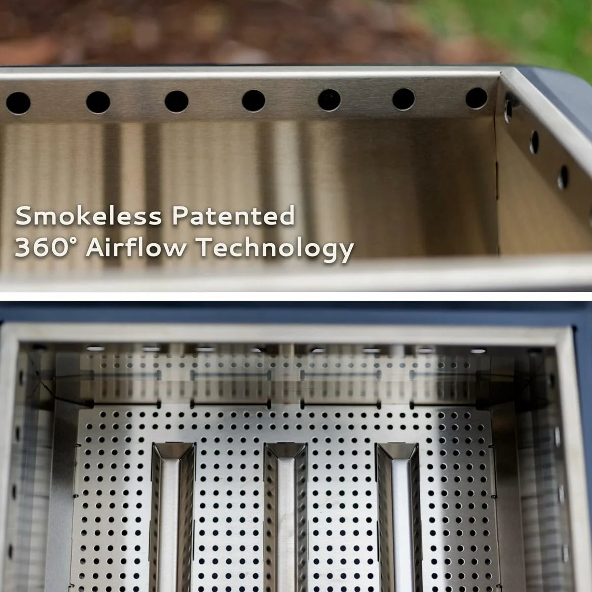21.5 Inch Smokeless Metal Fire Pit C60039