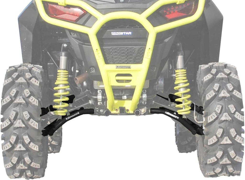Red Rear Offset A-Arms for Polaris RZR S 900 / RZR 4 900 J22159