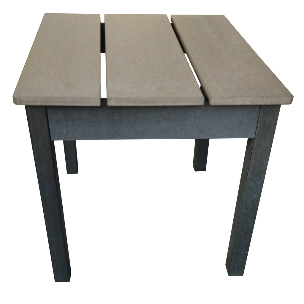 Black & Grey Two Tone Polystyrene Outdoor Side Table Z3019