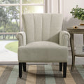 Beige Tufted Accent Armchair P5057