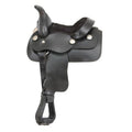 Black Miniature Western Saddle A90696