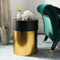 Round Modern Glam Side Table E4101