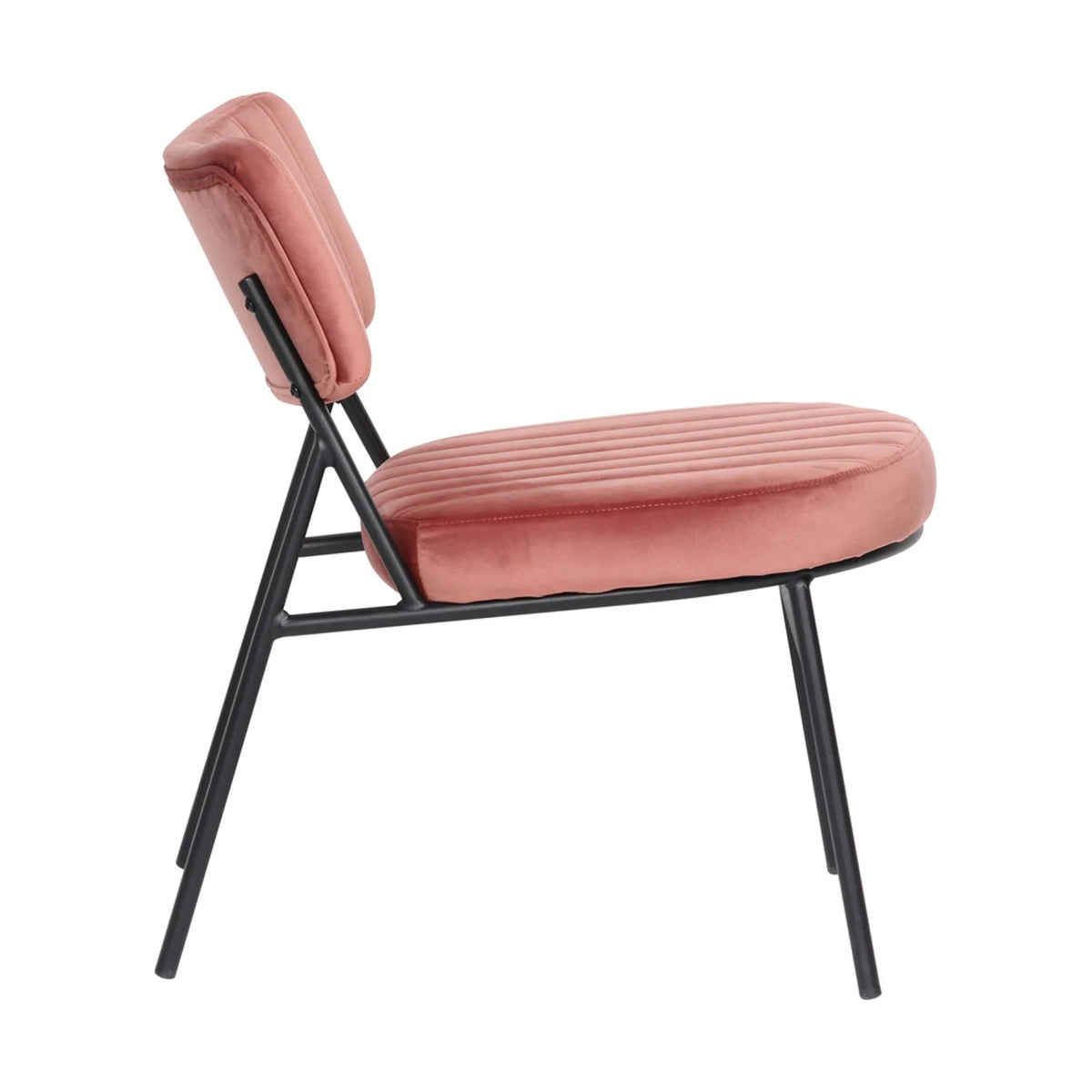 Velvet Accent Chair With Metal Frame Set of 2 I6301