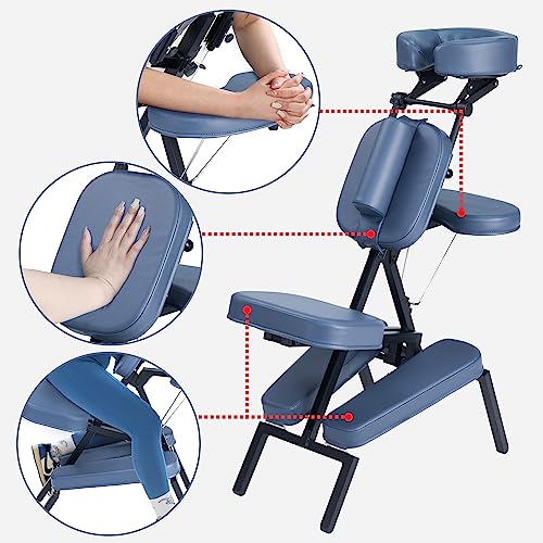 Lightweight Portable Folding Aluminum Adjustable Massage Chair B542