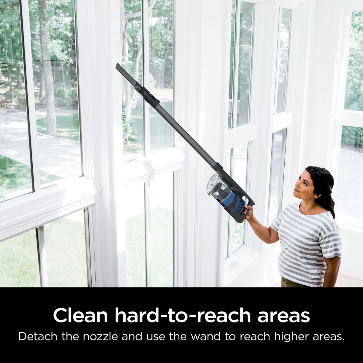 Cordless Stick Vacuum with Powerfins Brushroll Q9074