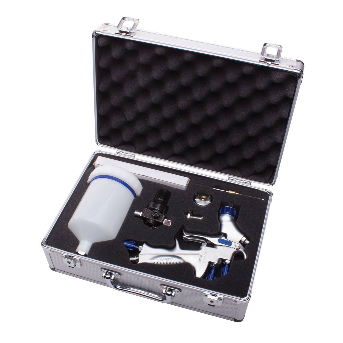 HVLP Paint Gun Kit in Aluminum Case O48735