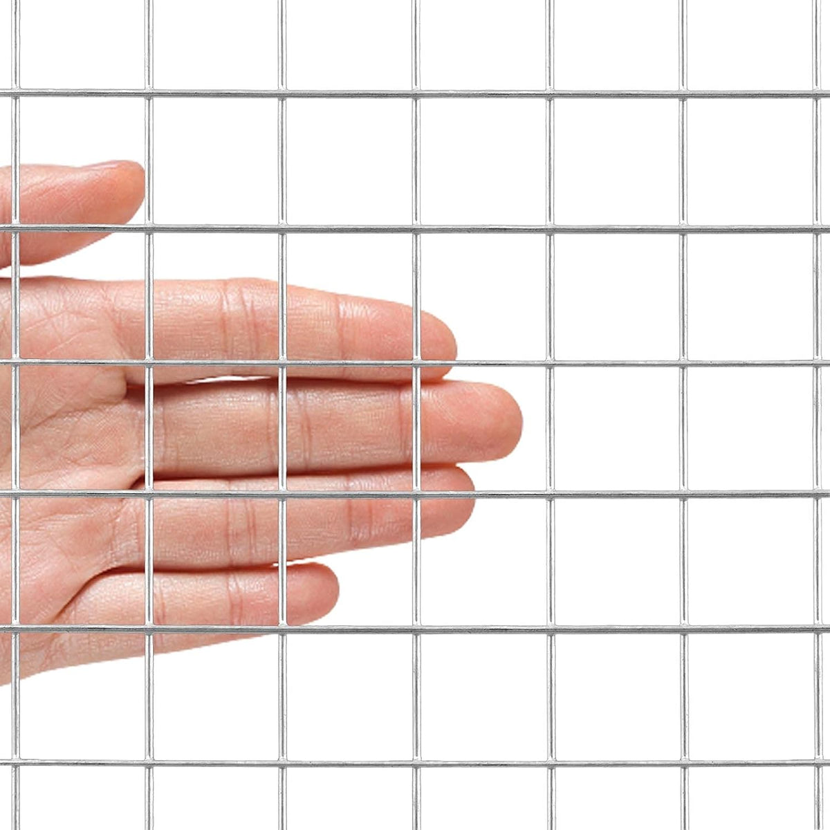 Galvanized Welded Wire Mesh Fence 24 Inch x 50 Foot 1 Inch x 1 Inch 16GA V595441