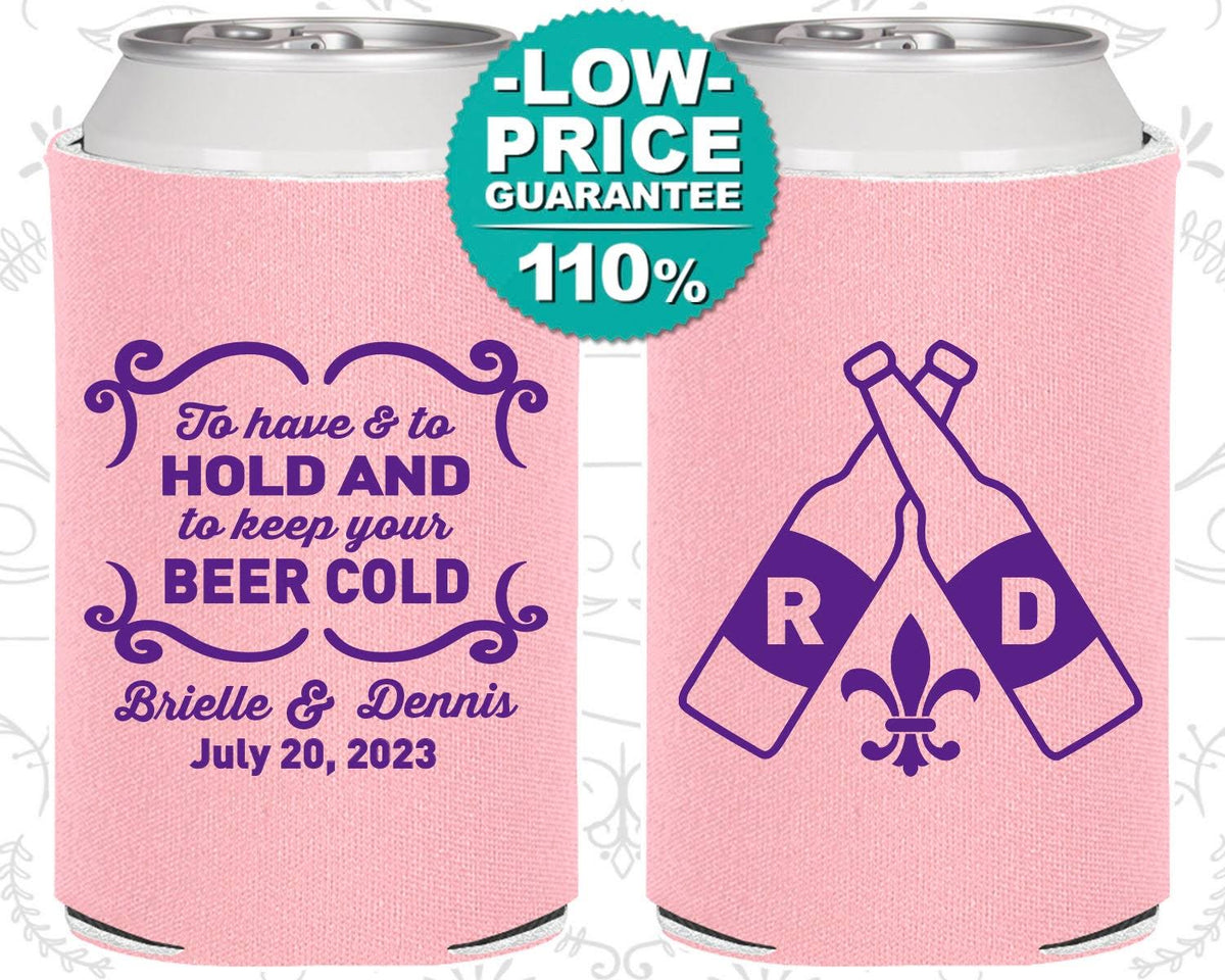 Custom Wedding Favor Can Coolers P7413