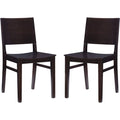 Espresso Side Chairs, Set of 2 S2380