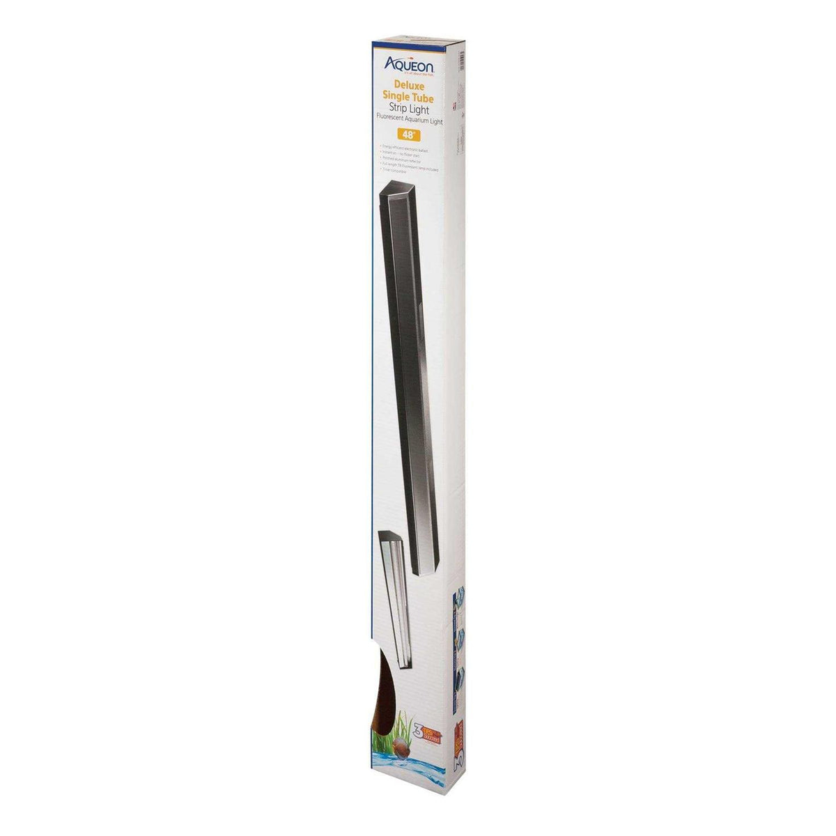 Black 48in Fluorescent Strip Light Z78910