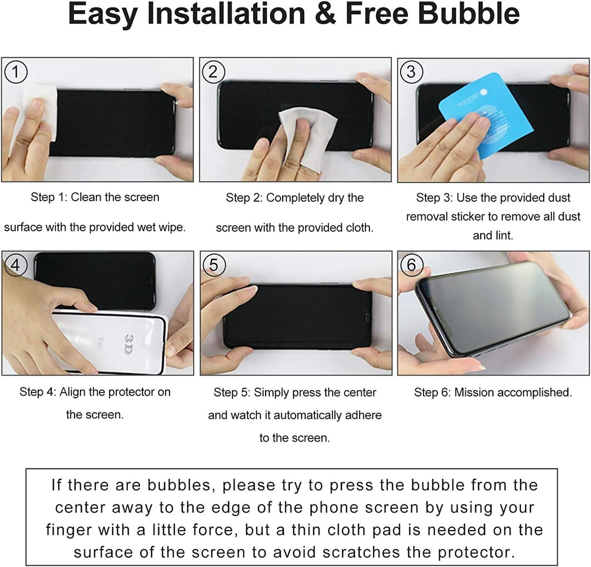 Tempered Glass Screen Protector for 8 Inch Touchscreen T25745