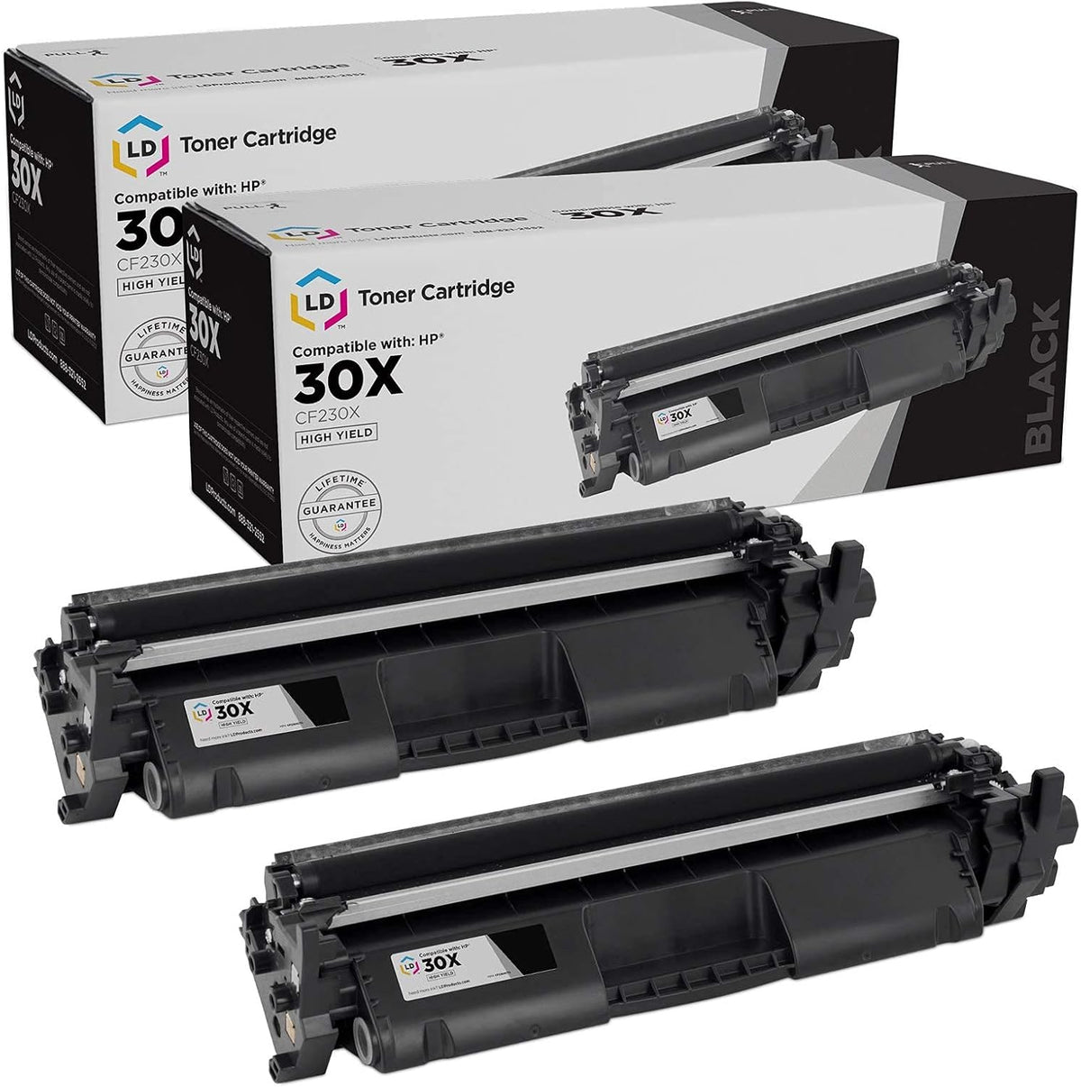 Black High Yield Toner Cartridge 2-Pack E8705