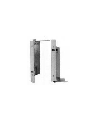 Pair of Automatic Flush Bolts for Wood Doors Satin Bronze Finish Q938