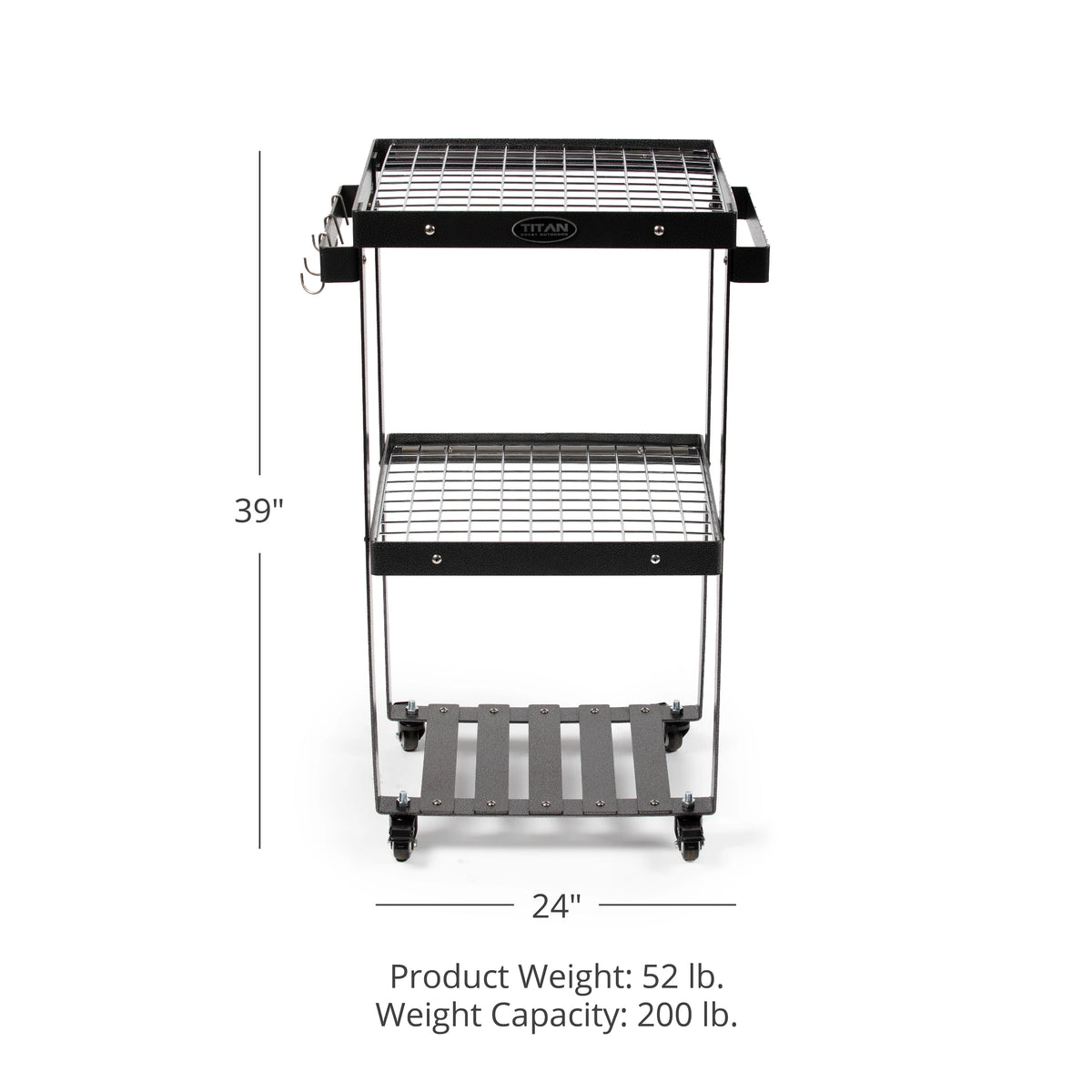 3-Tier Barbecue Prep Station and Serving Cart W842