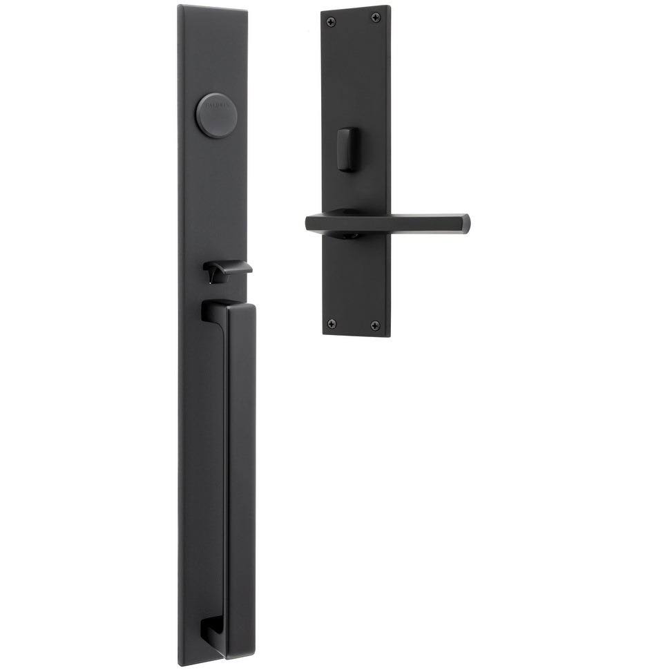 Satin Black Full Dummy Handleset W410
