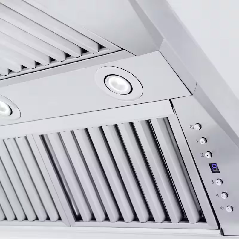 48 in. 500 CFM Convertible Wall Mount Range Hood in Stainless Steel S4793