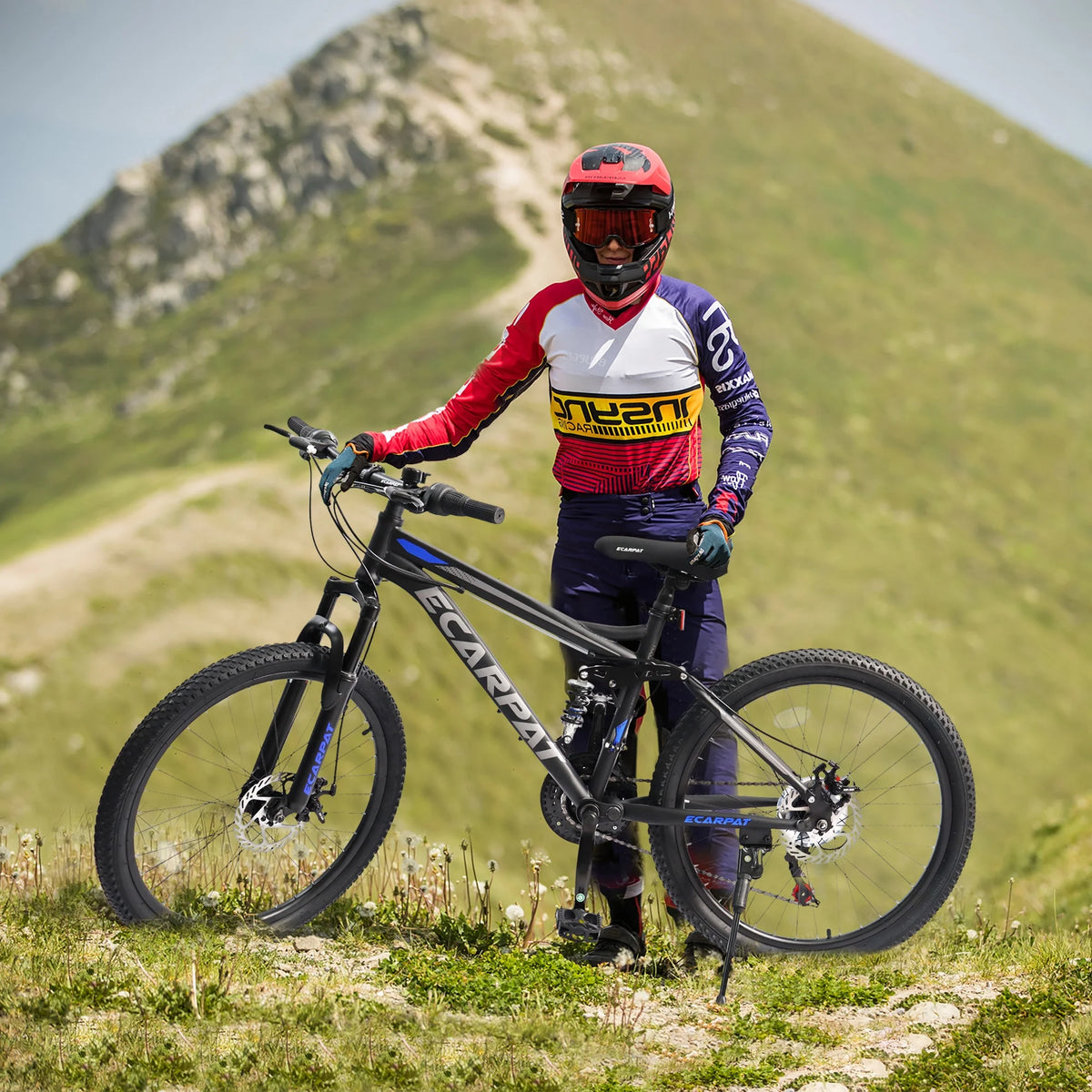 24 inch 21 Speeds High-Carbon Steel Mountain Bike C844