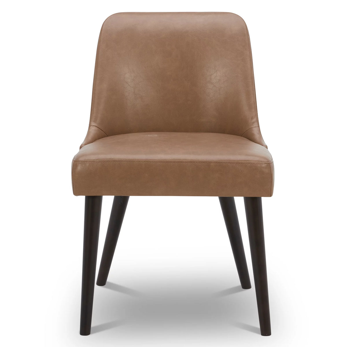 Faux Leather Upholstered Dining Chairs Set of 2 H55157