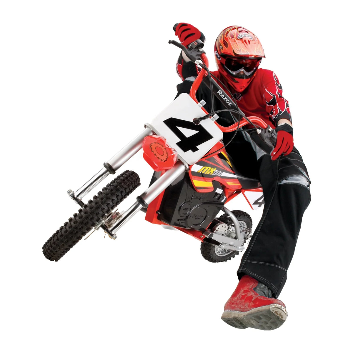 Red Electric Bike Motorcycle V78530