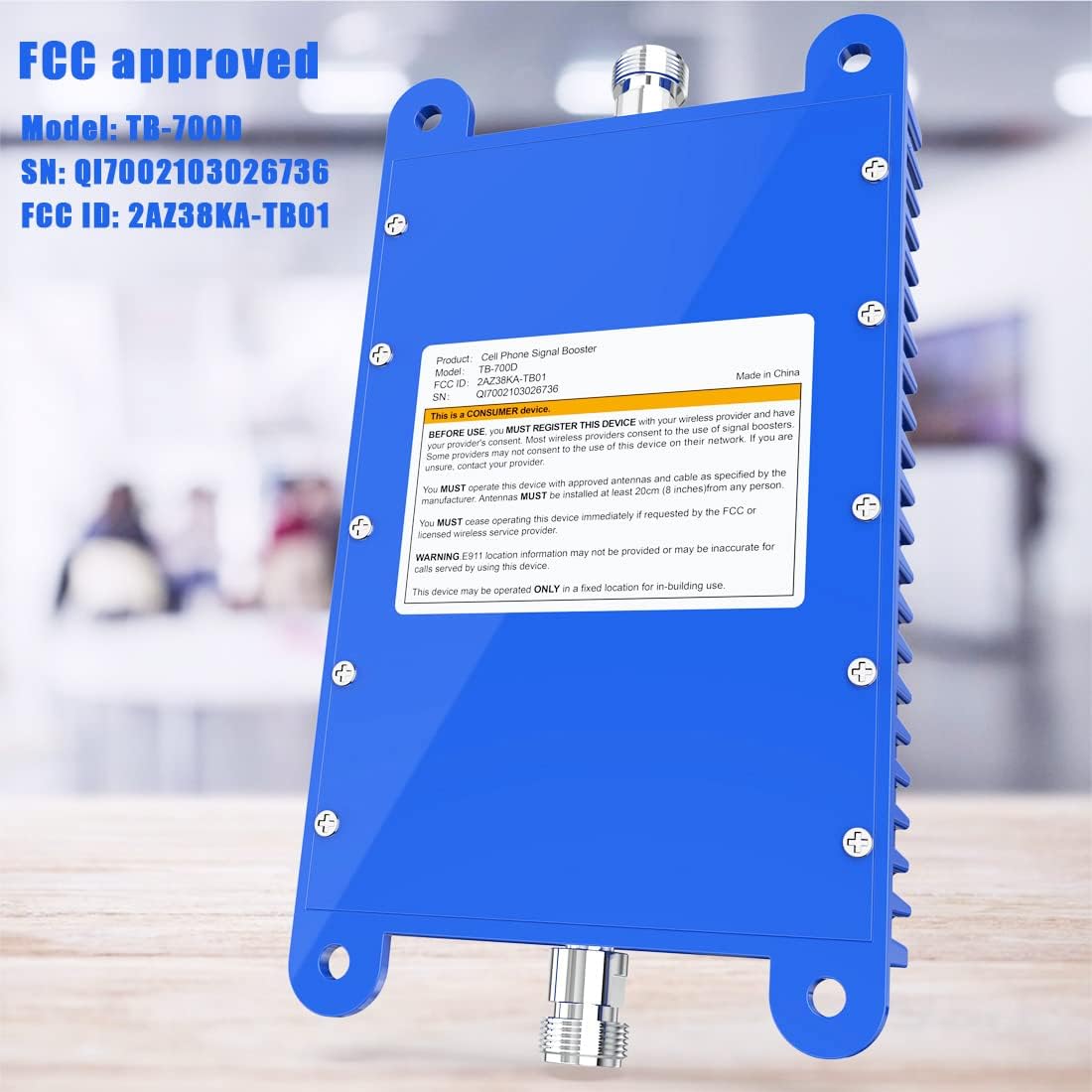 Cell Phone Booster with Whip/Yagi Antenna Kit X330