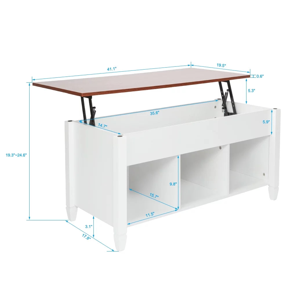 Lift Top Coffee Table with Hidden Compartment Z830096