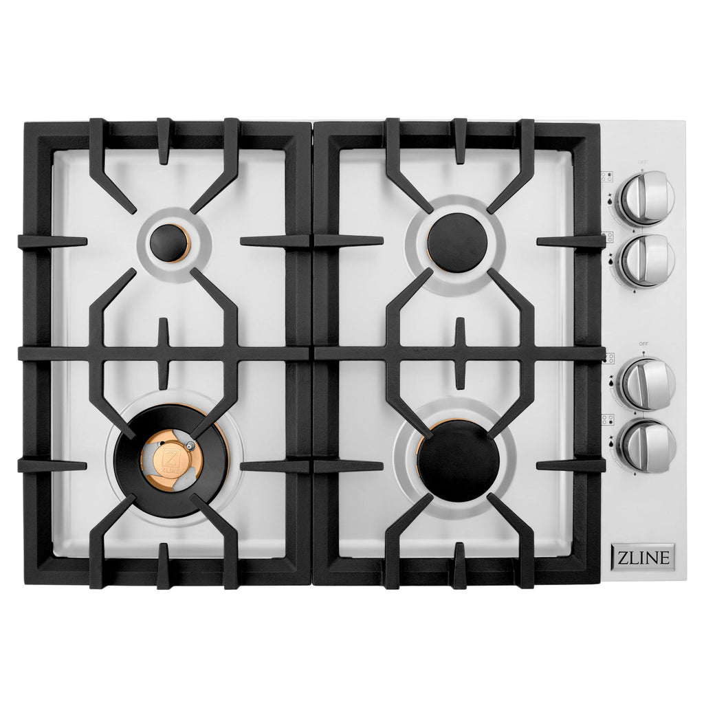 30 in. 4 Gas Brass Burners Dropin Cooktop R349112