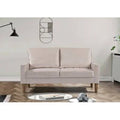 Ivory Velvet Velvet Loveseat A888780