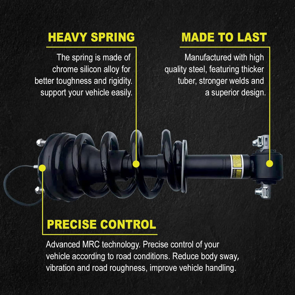 Pair Front Shock Absorber Strut Assembly I40261