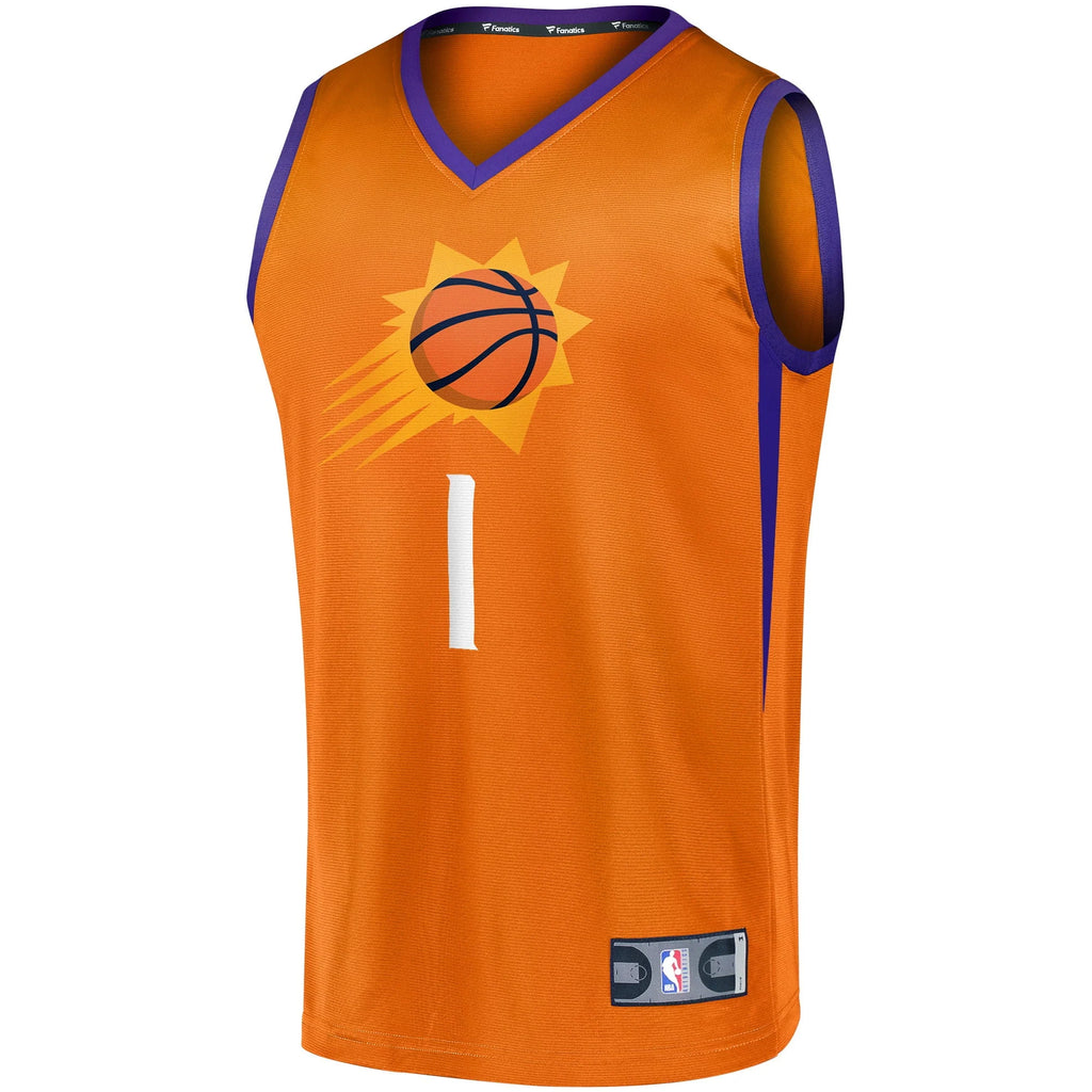 Orange Phoenix Suns Devin Booker Jersey M74485