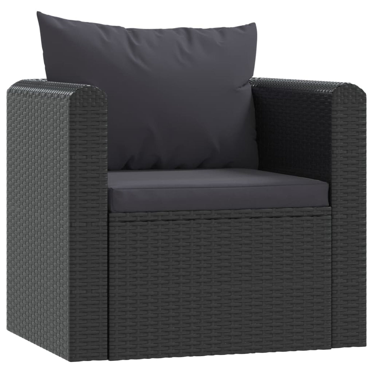 7 Piece Poly Rattan Outdoor Sectional Sofa Set with Cushions X350