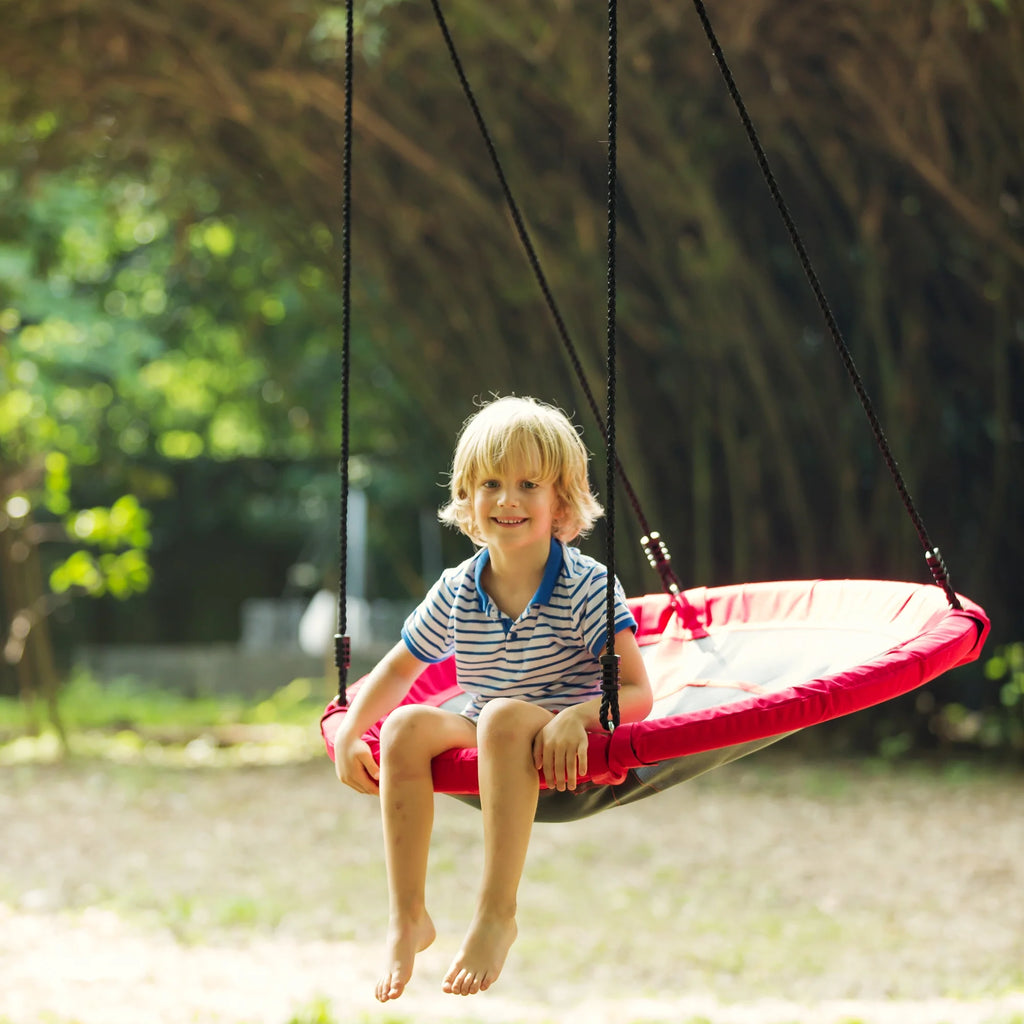 40" Red Platform Tree Swing D1492