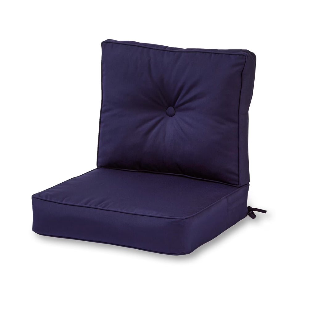 Navy 2-Piece Deep Seat Cushion Set W732