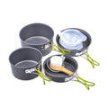 11 in 1 Portable Camping Cookware Aluminium Cooking Utensils U276