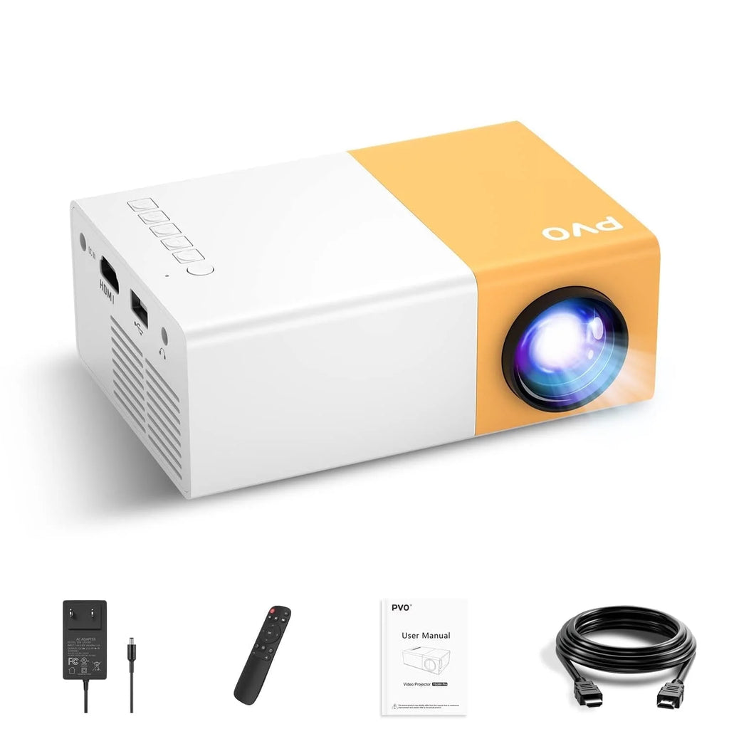 Portable LED Mini Projector with USB and Remote Control K8881