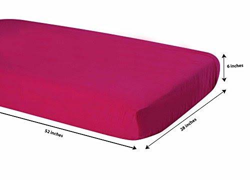 Pink Fuschia Crib Fitted Sheet G4055