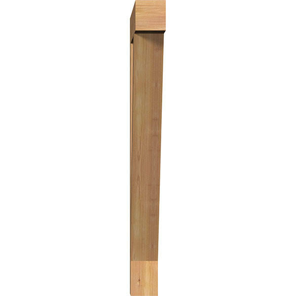 Traditional Block Smooth Bracket, Western Red Cedar K782