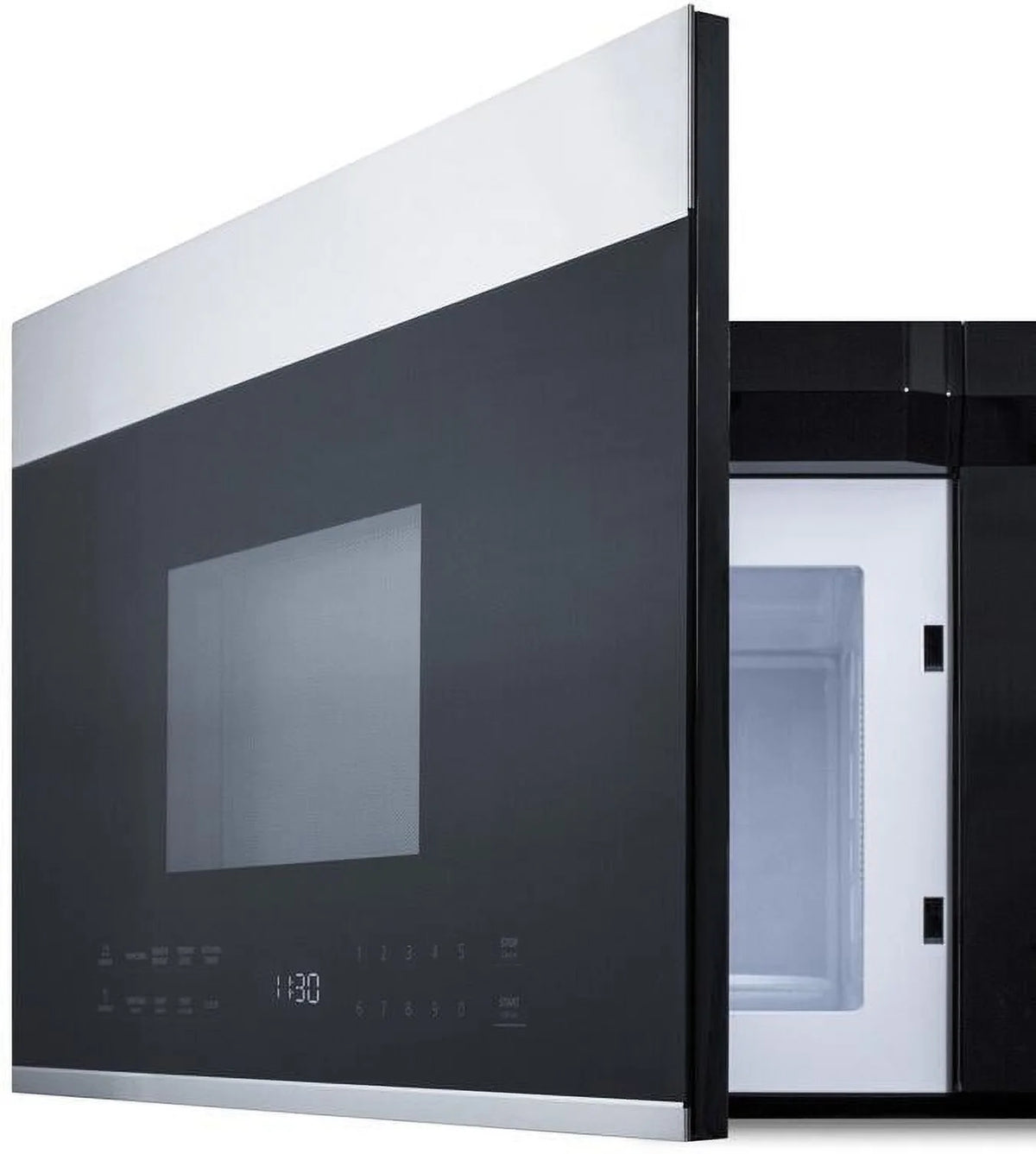 24 in. Wide Over-the-Range Microwave, Black & Stainless Steel K542429
