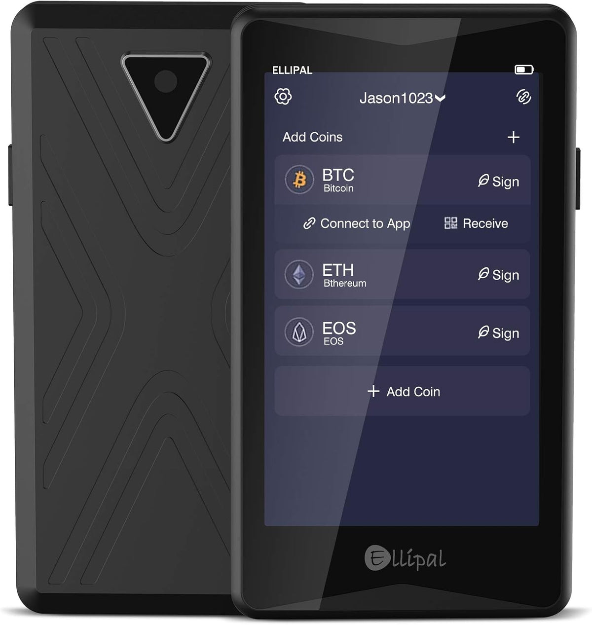 Gold Titan Cryptocurrency Hardware Wallet A3006