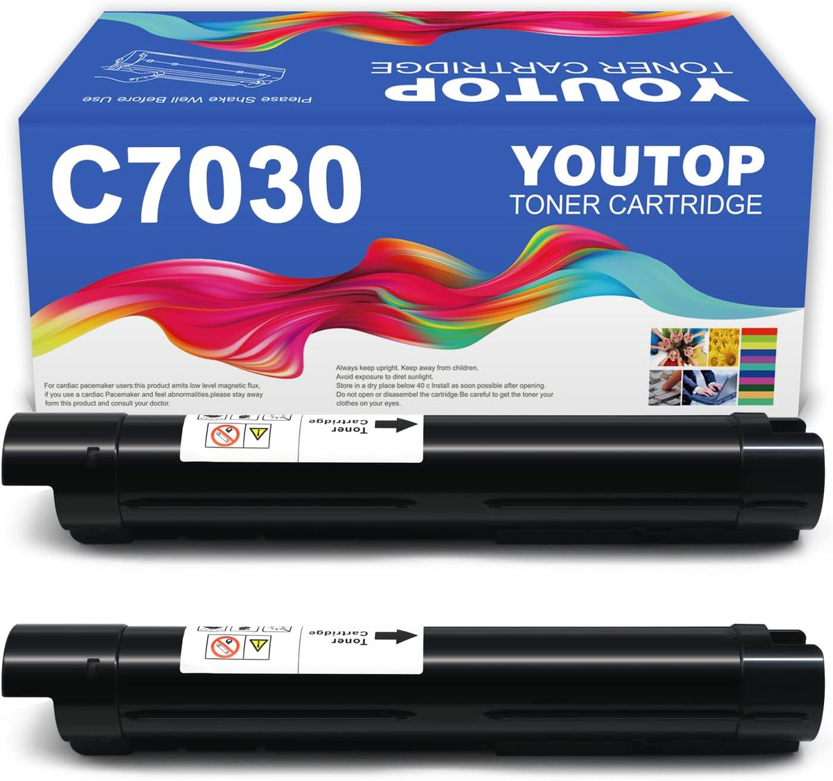 Toner Cartridges High Yield 16,100 Pages Replacement for Xerox VersaLink C7020 C7025 C7030 Printer 1 Combo X5304