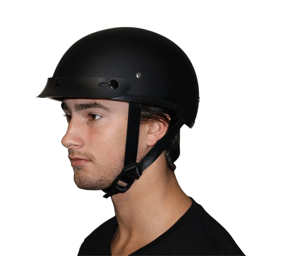 Hi-Gloss Black Skull Cap N7315