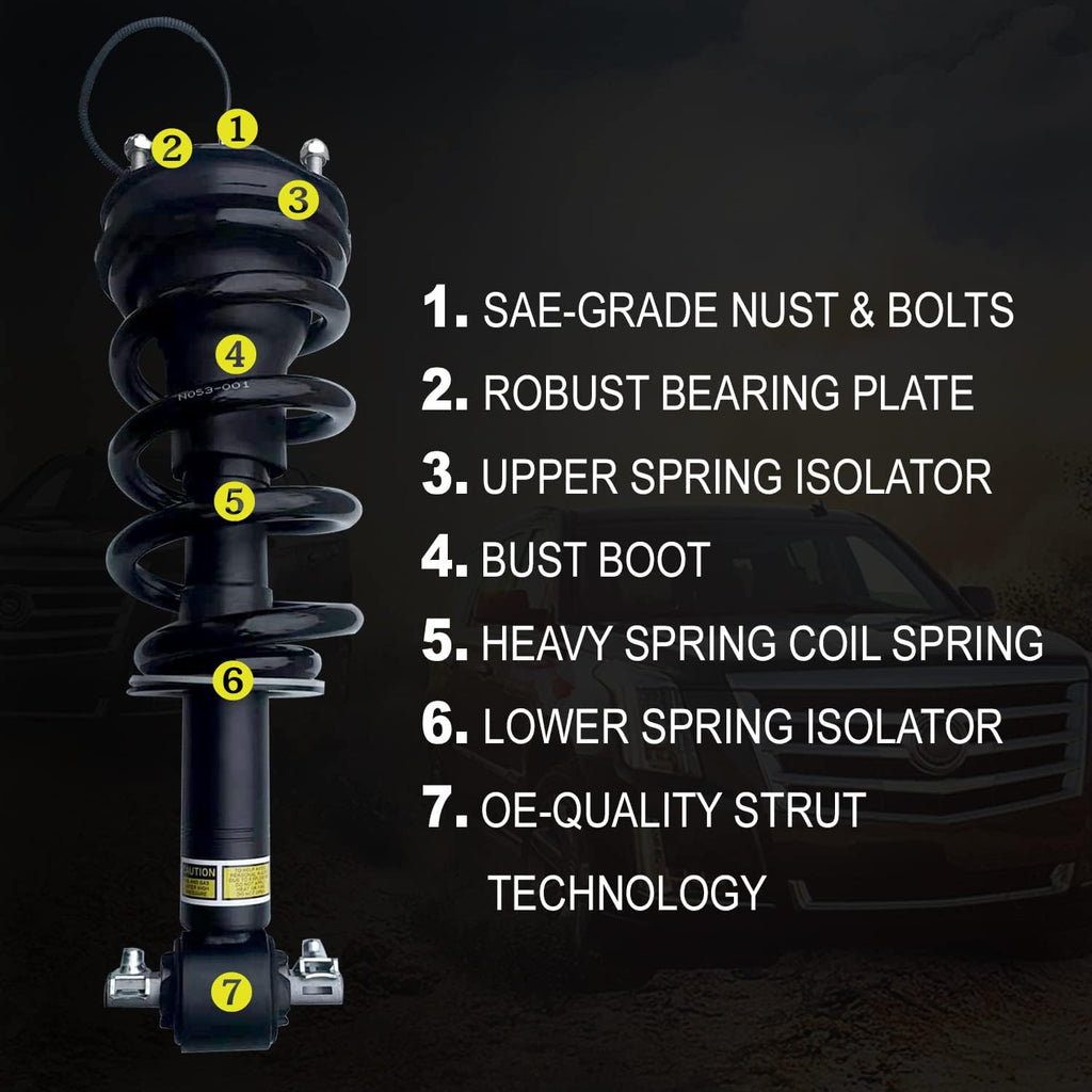 Pair Front Shock Absorber Strut Assembly I40261