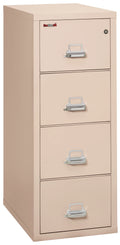 4-Drawer Fireproof Vertical File Cabinet Letter Size C7254