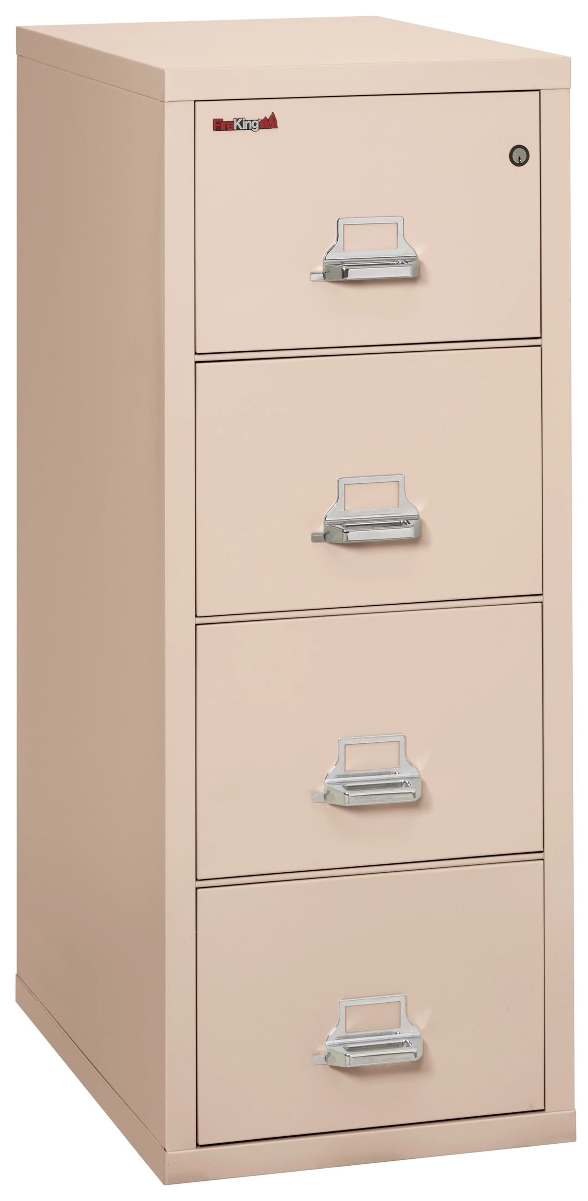4-Drawer Fireproof Vertical File Cabinet Letter Size C7254