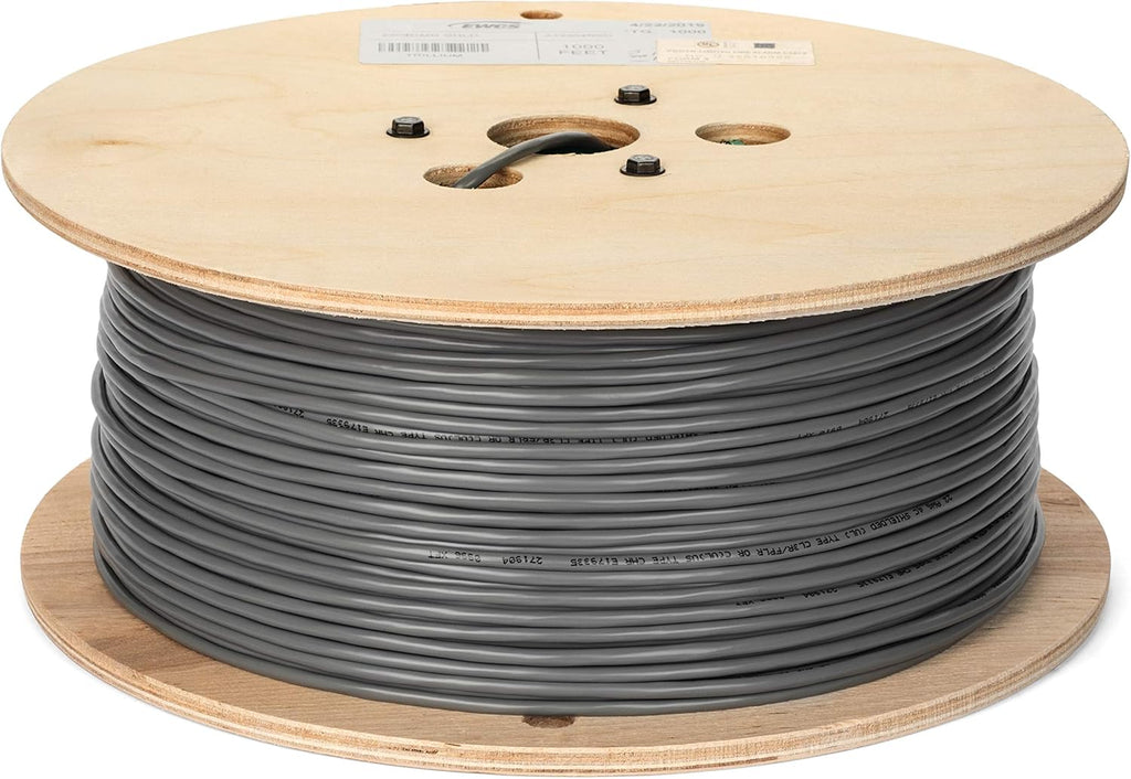 22 AWG 4/C Shielded Sound & Security Cable - 1000 Feet F139