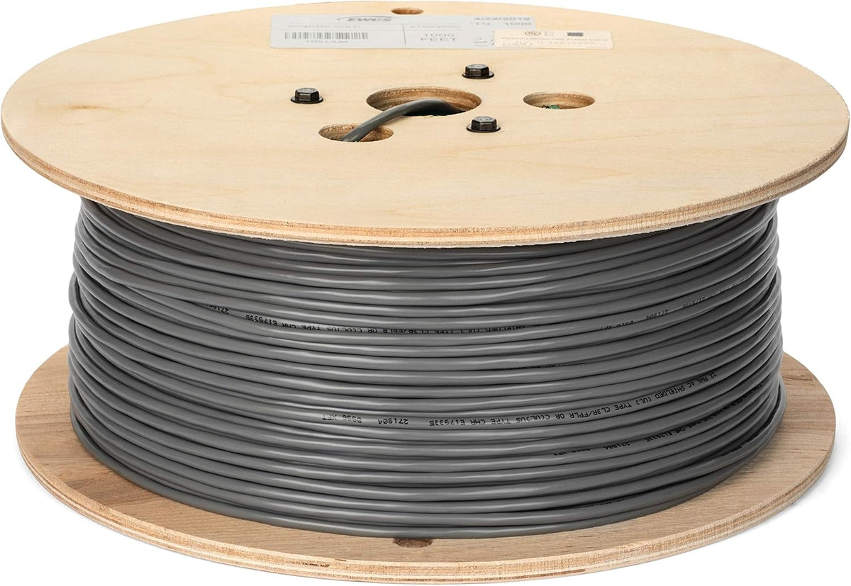 22 AWG 4/C Shielded Sound & Security Cable - 1000 Feet F139
